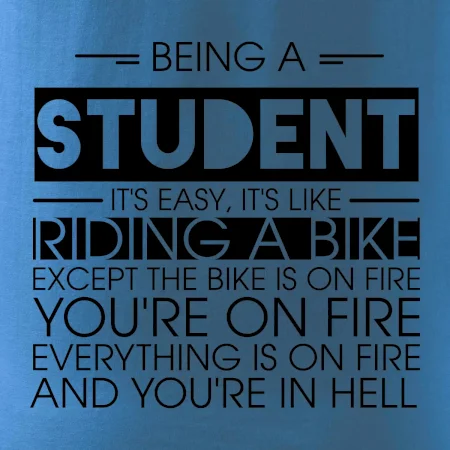 Being a student - bike