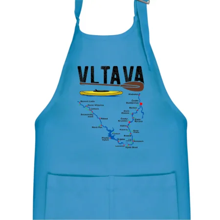 Mapa řeky Vltavy