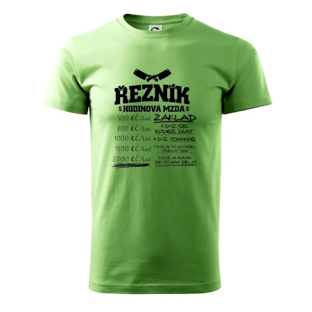 Hodinová mzda řezník
