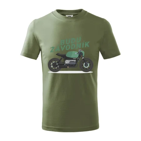 Budu závodník  zelený cafe racer