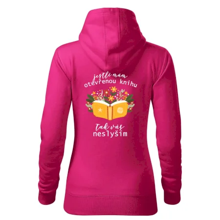 Jestli mám otevřenou knihu, tak vás neslyším
