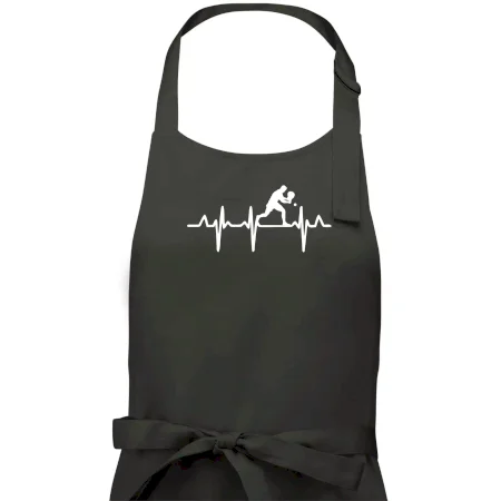 EKG stolní tenista stojící