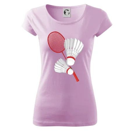 Badminton - pálka a košík