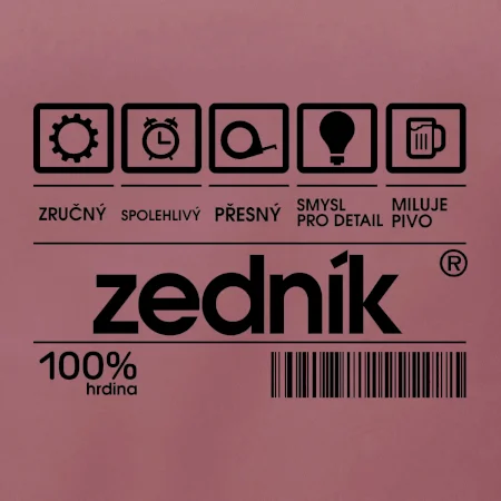 Čárový kód zedník