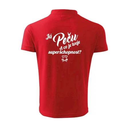 Já peču - tvoje superschopnost? šikmý nápis