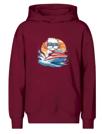 Bišonek na vodním skútru