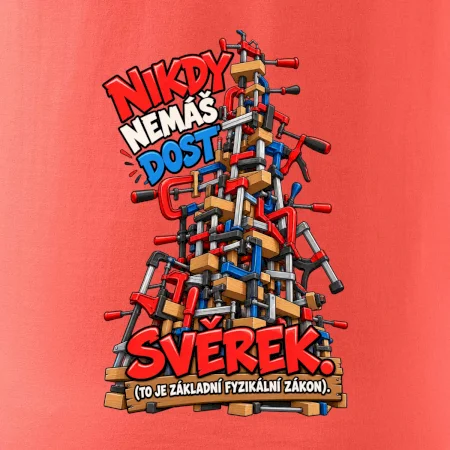 Nikdy nemáš dost svěrek - vysoká věž truhlářských svěrek