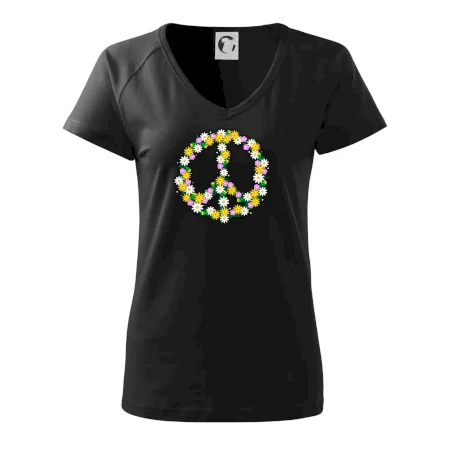 Peace symbol kopretiny