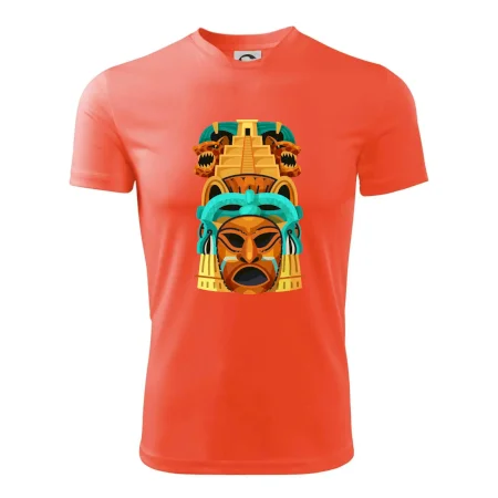 Mayové maska s pyramidou