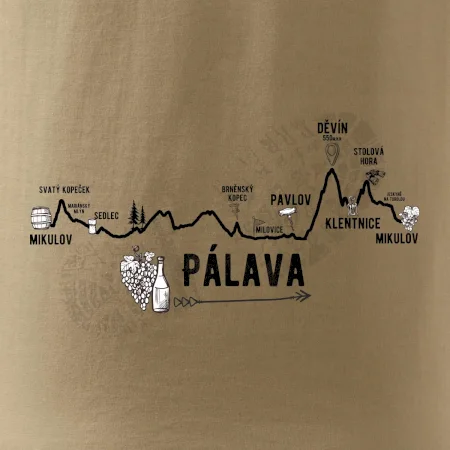 Profil kopců - Kolem Pálavy