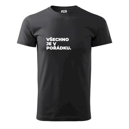VŠECHNO JE V POŘÁDKU.
