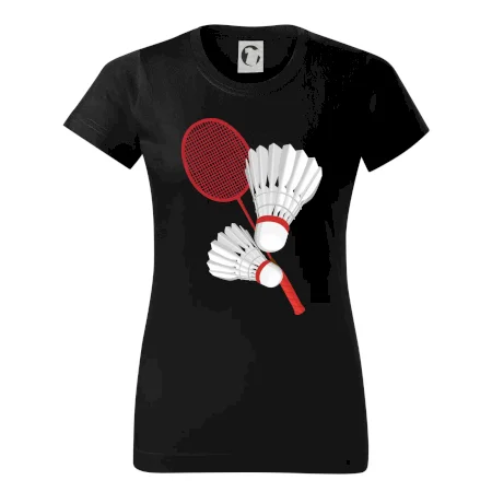 Badminton - pálka a košík
