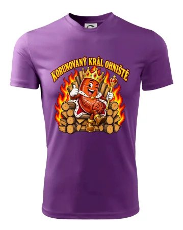 Korunovaný král ohniště