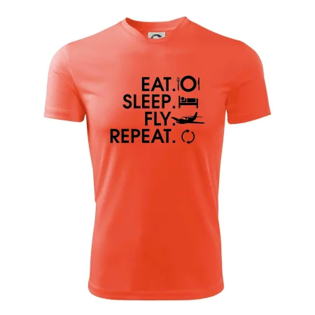 Eat sleep fly repeat