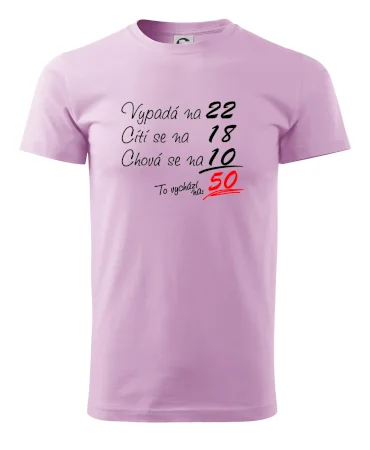 Vypadá, cítí se, chová se - 50 let