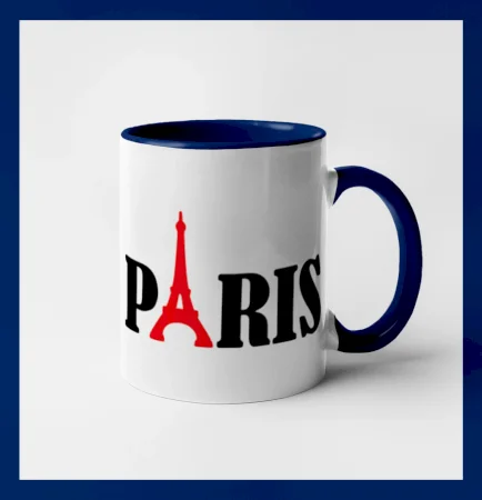 Paris nápis Eiffelova věž