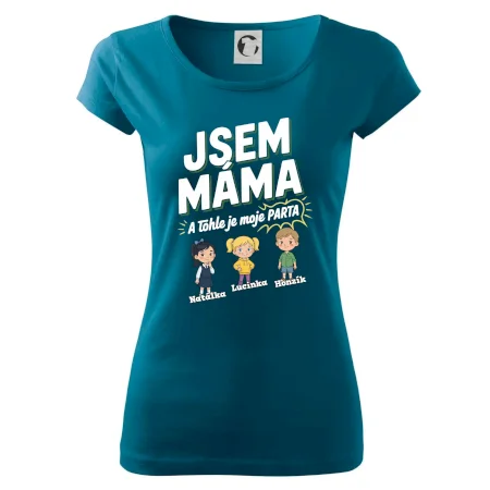 Jsem máma a tohle je moje parta  (obrázky a jména dětí)