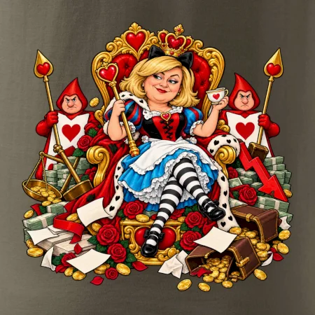 Alenka v říši dluhů královna rozpočtu