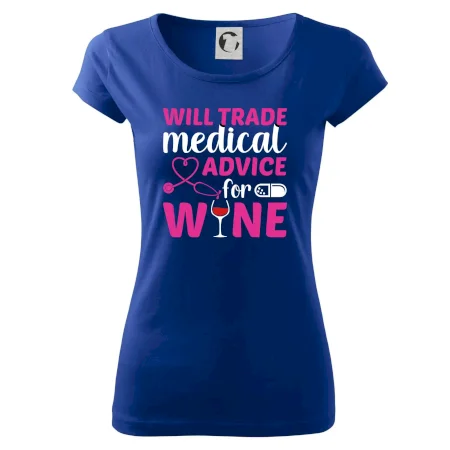 Will trade medical advice for wine