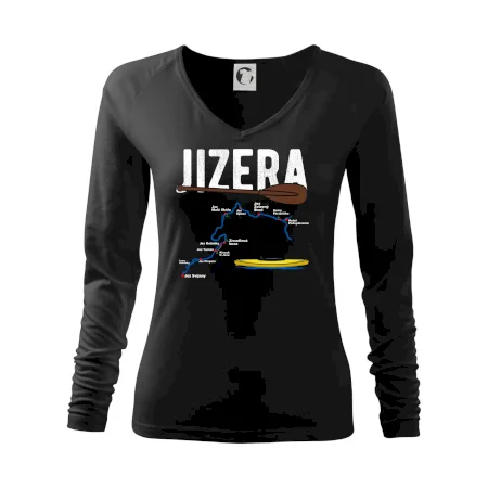 Mapa řeky Jizery
