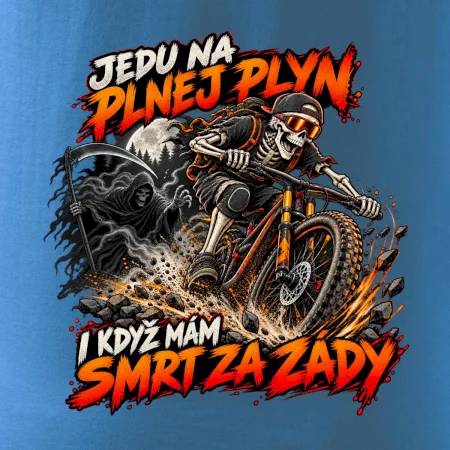 Kostlivec na horském kole ujíždí smrti
