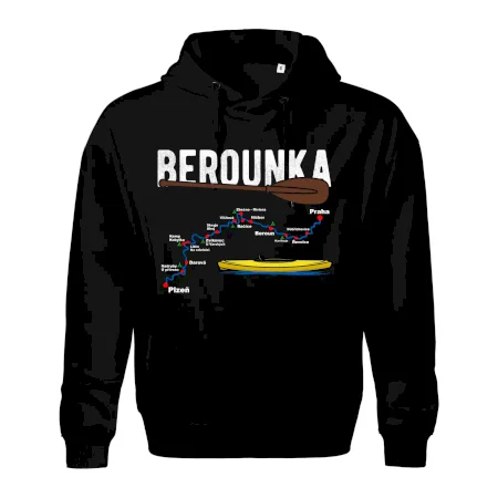 Mapa řeky Berounky
