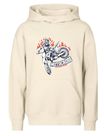 Motocross extreme sport fire