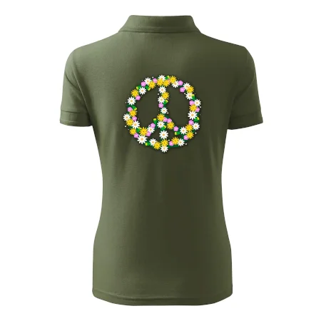 Peace symbol kopretiny