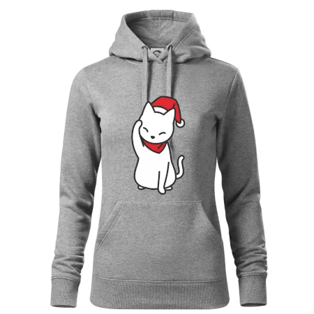 Vánoční kočka mávající