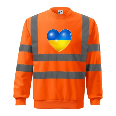 Ukrajina srdce vlajka