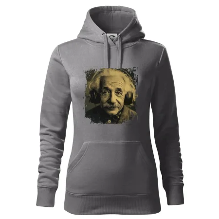 Albert se sluchátky