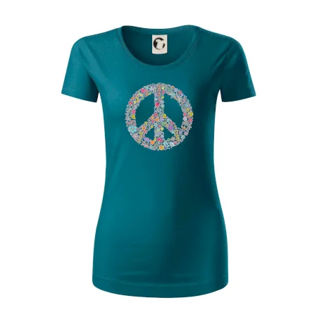 Peace symbol lístečky
