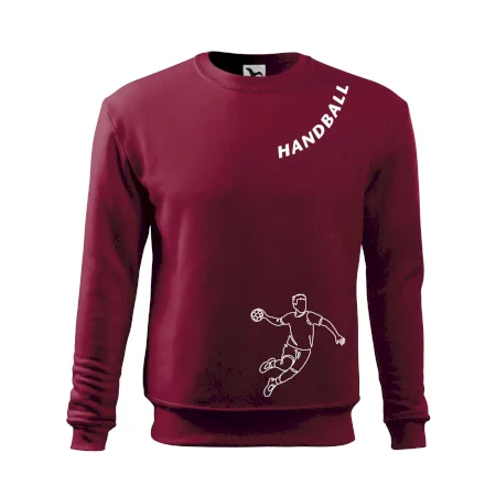 Handball nápis šikmo