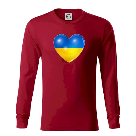 Ukrajina srdce vlajka
