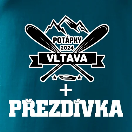 Na vodu - pádla hory (vlastní nápis)