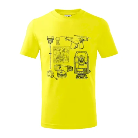 Geodet teodolit dron