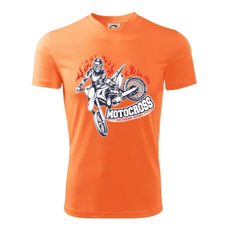 Motocross extreme sport fire