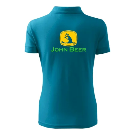 John Beer jelen s pivem