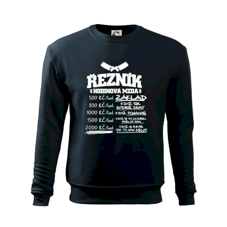 Hodinová mzda řezník