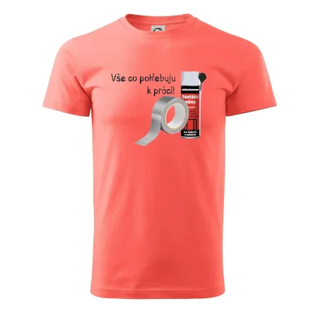 Pěna  a páska - vše co potřebuji k práci