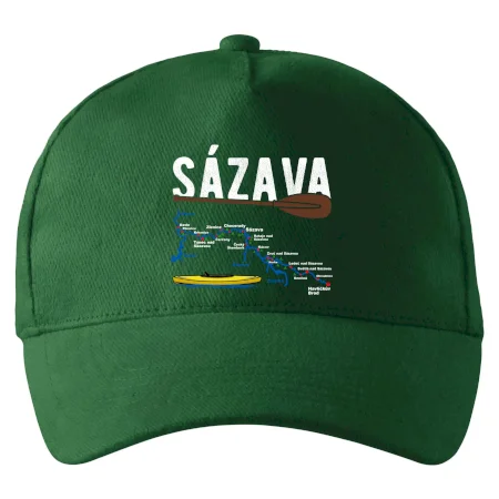 Mapa řeky Sázavy