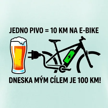 Jedno pivo = 10 km na E-bike. Dneska mým cílem je 100 km!