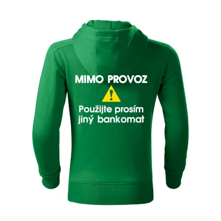 Mimo provoz - použijte jiný bankomat