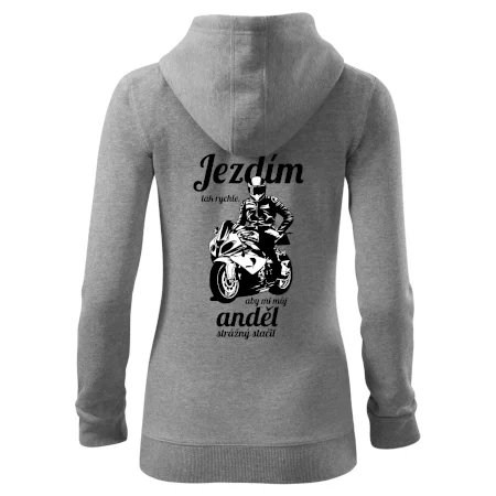 Silniční motorka - jezdím tak rychle, aby mi můj anděl strážný stačil