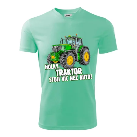 Holky, traktor stojí víc než auto