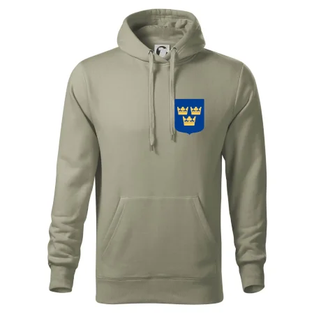 Švédský znak tři korunky na prso