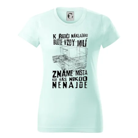 K řidiči náklaďáku buďte vždy milý