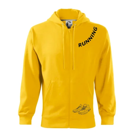 Running nápis šikmo