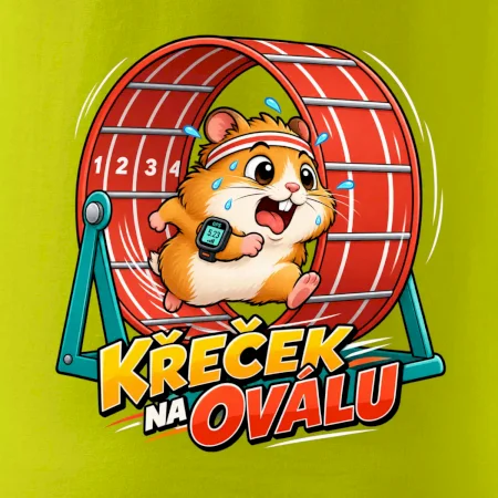 Běžecký křeček na oválu