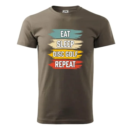 Disc Golf eat sleep barevné